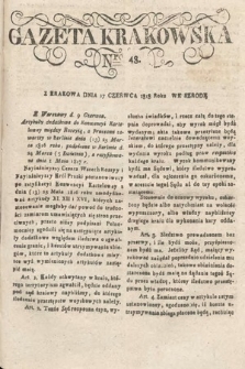 Gazeta Krakowska. 1818, nr 48