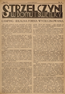 Strzelczyni w Domu i Świetlicy. 1931, nr 6