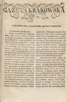 Gazeta Krakowska. 1818, nr 79