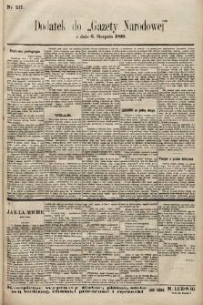 Gazeta Narodowa. 1899, nr 217