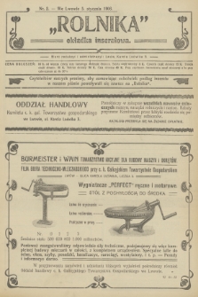 Rolnik : organ c. k. Galicyjskiego Towarzystwa Gospodarskiego. R.39, T.71, 1906, nr 2 + dod.