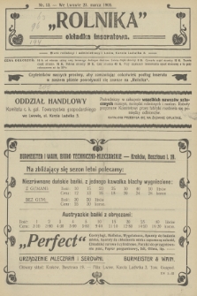 Rolnik : organ c. k. Galicyjskiego Towarzystwa Gospodarskiego. R.39, T.71, 1906, nr 13 + dod.