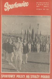 Sportowiec. R.2, 1950, nr 9
