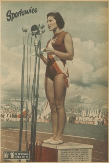 Sportowiec. R.2, 1950, nr 18