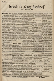 Gazeta Narodowa. 1899, nr 245