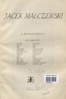 Jacek Malczewski : 16 reprodukcyj