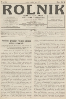 Rolnik: Organ c. k. Galicyjskiego Towarzystwa Gospodarskiego. R.49, T.90, 1917, nr 29