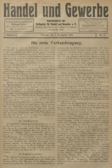 Handel und Gewerbe : Nachrichtenblatt des Verbandes für Handel und Gewerbe. Jg.1, 1926, No. 14