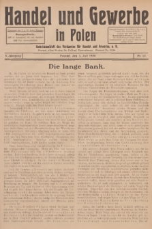 Handel und Gewerbe : Nachrichtenblatt des Verbandes für Handel und Gewerbe. Jg.5, 1930, nr 13