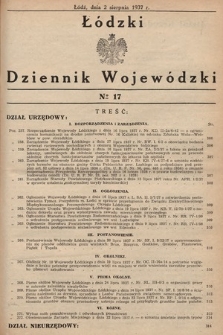 Łódzki Dziennik Wojewódzki. 1937, nr 17