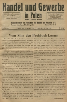 Handel und Gewerbe in Polen : Nachrichtenblatt des Verbandes für Handel und Gewerbe. Jg.14, 1939, nr 6