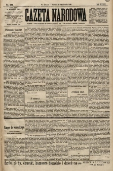 Gazeta Narodowa. 1899, nr 279