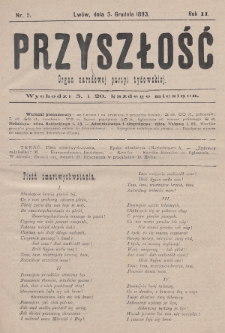 Przyszłość : organ narodowej partyi żydowskiej. R.2 (1893/1894), nr 5