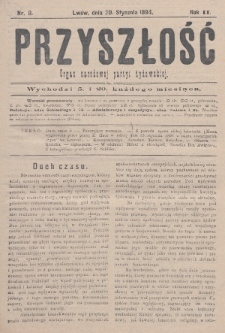 Przyszłość : organ narodowej partyi żydowskiej. R.2 (1893/1894), nr 8