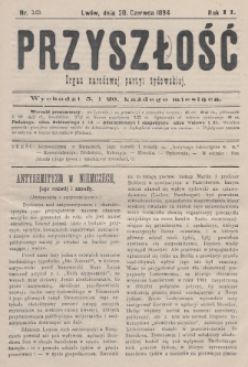 Przyszłość : organ narodowej partyi żydowskiej. R.2 (1893/1894), nr 18