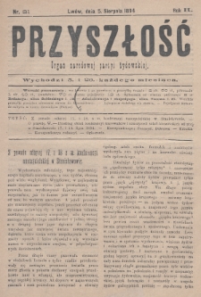 Przyszłość : organ narodowej partyi żydowskiej. R.2 (1893/1894), nr 21