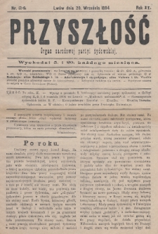 Przyszłość : organ narodowej partyi żydowskiej. R.2 (1893/1894), nr 24