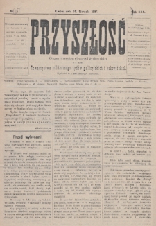 Przyszłość : organ narodowej partyi żydowskiej oraz Towarzystwa politycznego żydów galicyjskich i bukowińskich. R.3 (1894/1895), nr 21