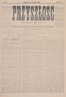 Przyszłość : organ narodowej partyi żydowskiej oraz Towarzystwa politycznego żydów galicyjskich i bukowińskich. R.4 (1895/1896), nr 5