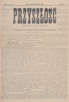 Przyszłość : organ narodowej partyi żydowskiej oraz Towarzystwa politycznego żydów galicyjskich i bukowińskich. R.4 (1895/1896), nr 11-12