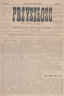 Przyszłość : organ narodowej partyi żydowskiej oraz Towarzystwa politycznego żydów galicyjskich i bukowińskich. R.4 (1895/1896), nr 23