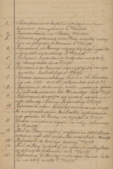 Pisma prezydenta miasta Krakowa do Walerego Rzewuskiego, radcy miejskiego z l. 1869-1888