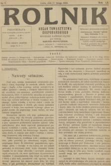 Rolnik: organ Towarzystwa Gospodarskiego. R.52, T.94, 1920, nr 7