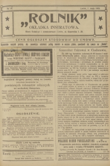 Rolnik: organ Towarzystwa Gospodarskiego. R.52, T.94, 1920, nr 19