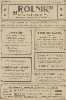 Rolnik: organ Towarzystwa Gospodarskiego. R.52, T.94, 1920, nr 24