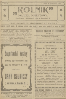 Rolnik: organ Towarzystwa Gospodarskiego. R.52, T.94, 1920, nr 35