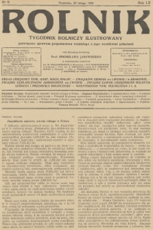 Rolnik : tygodnik rolniczy ilustrowany poświęcony sprawom gospodarstwa wiejskiego z jego wszelkimi gałęziami. R.60, 1928, nr 9