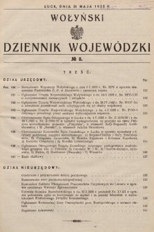 Wołyński Dziennik Wojewódzki. 1932, nr 8