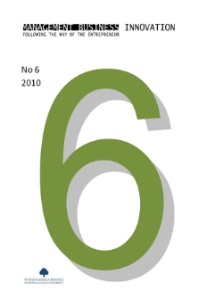 Management Business Innovation : following the way of the entrepreneur. No 6, 2010