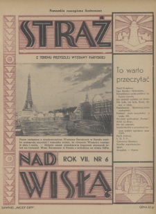 Straż nad Wisłą : pomorskie czasopismo ilustrowane : dawniej „Młody Gryf”. 1937, nr 6
