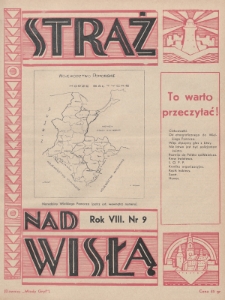 Straż nad Wisłą : (dawniej „Młody Gryf”). 1938, nr 9