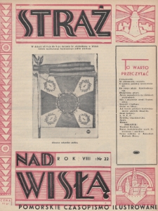 Straż nad Wisłą : pomorskie czasopismo ilustrowane. 1938, nr 22