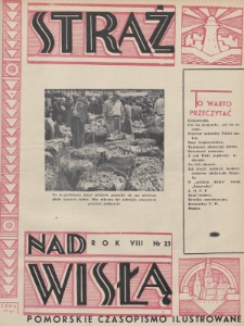 Straż nad Wisłą : pomorskie czasopismo ilustrowane. 1938, nr 23
