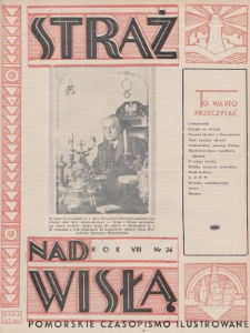 Straż nad Wisłą : pomorskie czasopismo ilustrowane. 1938, nr 26