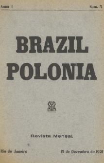 Brazil-Polonia : revista mensal. 1921, nr 5