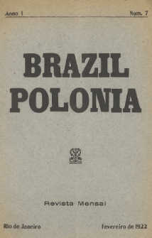 Brazil-Polonia : revista mensal. 1922, nr 7