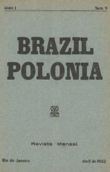Brazil-Polonia : revista mensal. 1922, nr 9