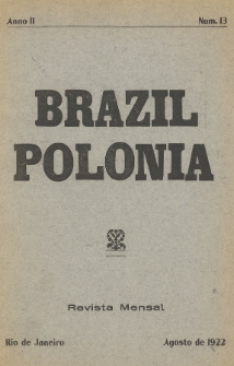 Brazil-Polonia : revista mensal. 1922, nr 13