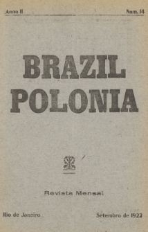 Brazil-Polonia : revista mensal. 1922, nr 14