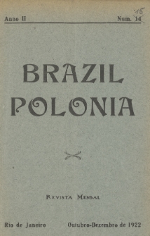 Brazil-Polonia : revista mensal. 1922, nr 15
