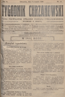 Tygodnik Chrzanowski : pismo poświęcone sprawom powiatu chrzanowskiego. R.3, 1909, nr 36