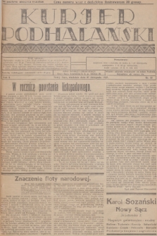 Kurjer Podhalański. R.2, 1927, nr 50