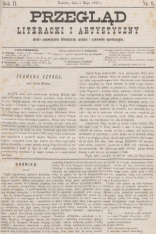 Przegląd Literacki i Artystyczny : pismo poświęcone literaturze, sztuce i sprawom społecznym. R.2, 1883, nr 9 + dod.