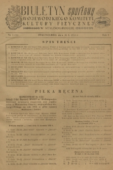 Biuletyn Sportowy Wojewódzkiego Komitetu Kultury Fizycznej w Stalinogrodzie. R.2, 1955, nr 2