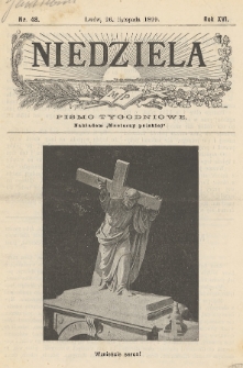 Niedziela : pismo tygodniowe. 1899, nr 48