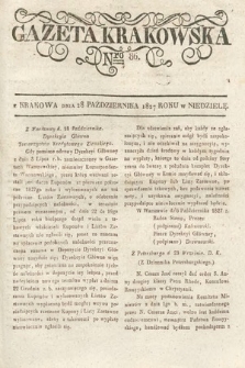 Gazeta Krakowska. 1827, nr 86